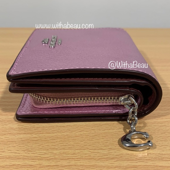 Coach Snap Wallet - Silver/Metallic Lilac (Limited Edition) - Picture 5 of 10